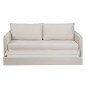 Divano Beige Poliestere Lino 210 x 93 x 95 cm Divano Beige Poliestere Lino 210 x 93 x 95 cm