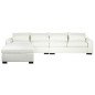 Divano Chaise Longue DKD Home Decor Beige Crema Legno Moderno 386 x 218 x 88 cm Divano Chaise Longue DKD Home Decor Beige Crema Legno Moderno 386 x 218 x 88 cm