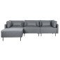Chaise Longue Sofa DKD Home Decor Grey Metal Modern 276 x 152,5 x 84 cm Chaise Longue Sofa DKD Home Decor Grey Metal Modern 276 x 152,5 x 84 cm
