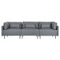 Chaise Longue Sofa DKD Home Decor Grey Metal Modern 276 x 152,5 x 84 cm Chaise Longue Sofa DKD Home Decor Grey Metal Modern 276 x 152,5 x 84 cm