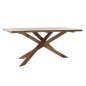 Tavolo da Pranzo DKD Home Decor 180 x 86 x 76 cm Naturale Legno di noce Tavolo da Pranzo DKD Home Decor 180 x 86 x 76 cm Naturale Legno di noce