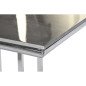 Tavolo da Pranzo DKD Home Decor Argentato Cristallo Acciaio (180 x 90 x 75 cm) Tavolo da Pranzo DKD Home Decor Argentato Cristallo Acciaio (180 x 90 x 75 cm)
