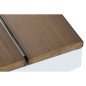 Dining Table DKD Home Decor Exterior Resin Aluminium 200 x 90 x 75 cm Dining Table DKD Home Decor Exterior Resin Aluminium 200 x 90 x 75 cm