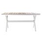 Dining Table DKD Home Decor Exterior Resin Aluminium 200 x 90 x 75 cm Dining Table DKD Home Decor Exterior Resin Aluminium 200 x 90 x 75 cm