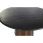 Dining Table DKD Home Decor Black Brown Marble Mango wood 120 x 120 x 76 cm