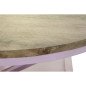 Tavolo aggiuntivo DKD Home Decor Rosa chiaro Ferro Legno di mango 116 x 72 x 110 cm Tavolo aggiuntivo DKD Home Decor Rosa chiaro Ferro Legno di mango 116 x 72 x 110 cm