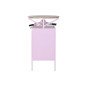Mesa auxiliar DKD Home Decor Rosa claro Hierro Madera de mango 116 x 72 x 110 cm Mesa auxiliar DKD Home Decor Rosa claro Hierro Madera de mango 116 x 72 x 110 cm