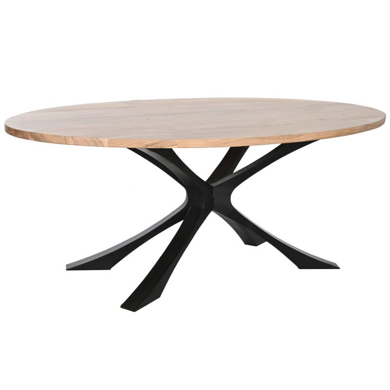 Tavolo da Pranzo DKD Home Decor Metallo Legno di acacia 200 x 110 x 76 cm Tavolo da Pranzo DKD Home Decor Metallo Legno di acacia 200 x 110 x 76 cm