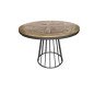 Tavolo da Pranzo Home ESPRIT Naturale Legno Metallo 110 x 110 x 78 cm