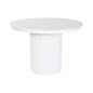 Tavolo da Pranzo Home ESPRIT Bianco Metallo Marmo 110 x 110 x 76 cm