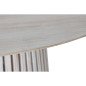 Mesa de Comedor Home ESPRIT Blanco madera de mindi 150 x 150 x 75 cm Mesa de Comedor Home ESPRIT Blanco madera de mindi 150 x 150 x 75 cm