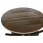 Mesa auxiliar Home ESPRIT Marrón Negro Hierro Madera de mango 116 x 72 x 110 cm Mesa auxiliar Home ESPRIT Marrón Negro Hierro Madera de mango 116 x 72 x 110 cm
