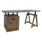 Scrivania DKD Home Decor 160 x 80 x 75 cm Metallo Legno di mango Scrivania DKD Home Decor 160 x 80 x 75 cm Metallo Legno di mango