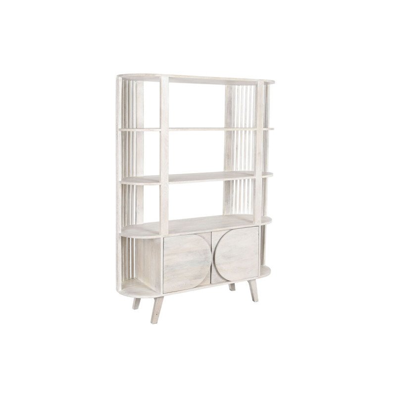 Estantería DKD Home Decor Blanco Madera de mango 116 x 40 x 160 cm (1) Estantería DKD Home Decor Blanco Madera de mango 116 x 40 x 160 cm (1)