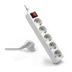 Regleta ewent 5 tomas shucko 16a interruptor