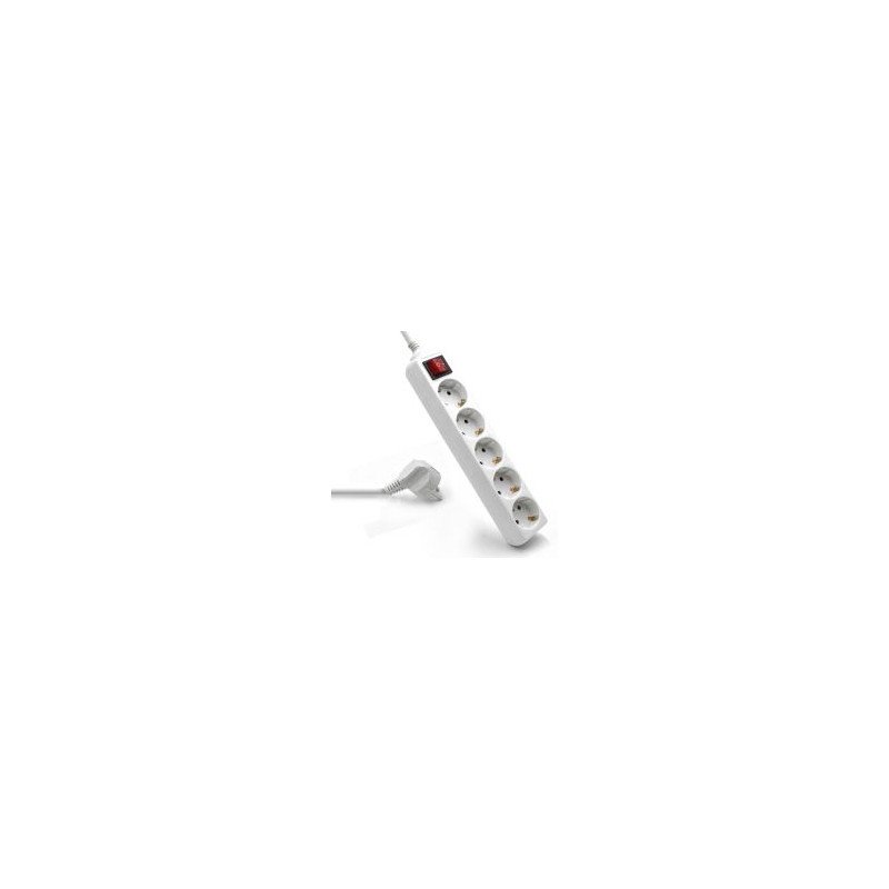Regleta ewent 5 tomas shucko 16a interruptor