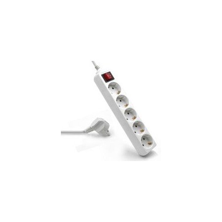 Regleta ewent 5 tomas shucko 16a interruptor