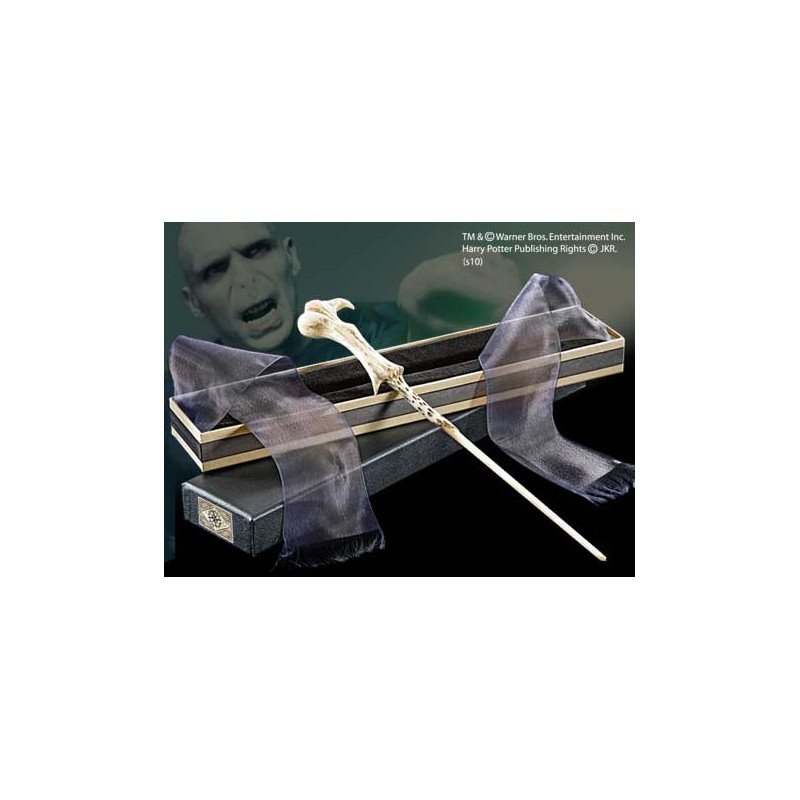 Replica the noble collection harry potter varita de lord voldemort en caja de olivander