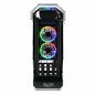 Caja Semitorre ATX Sharkoon ELITE SHARK CA700 LED RGB Negro/Blanco Blanco