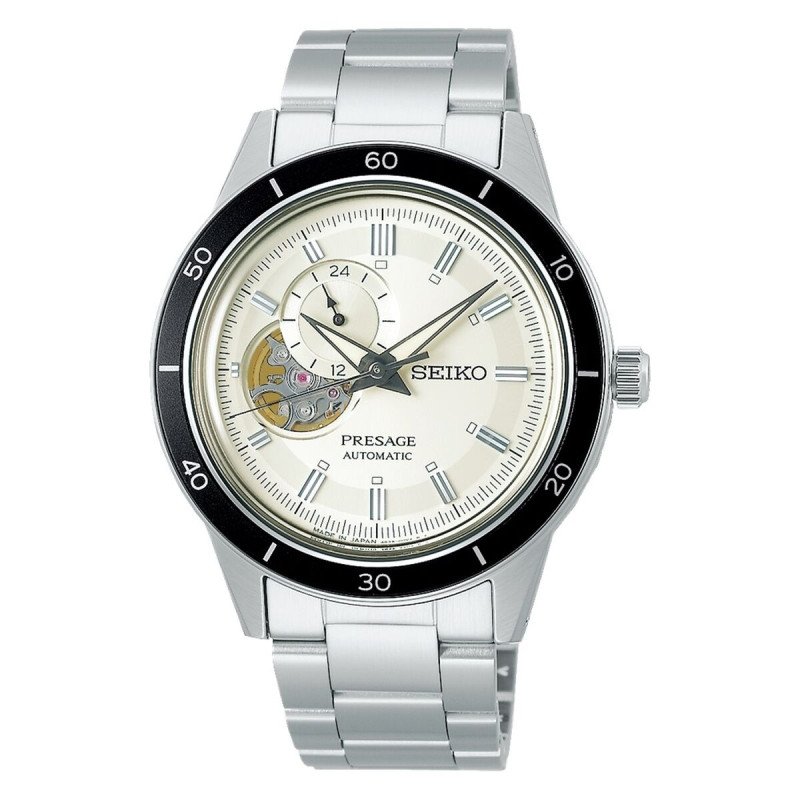 Reloj Hombre Seiko AUTOMATIC SKELETON Plateado (Ø 41 mm)
