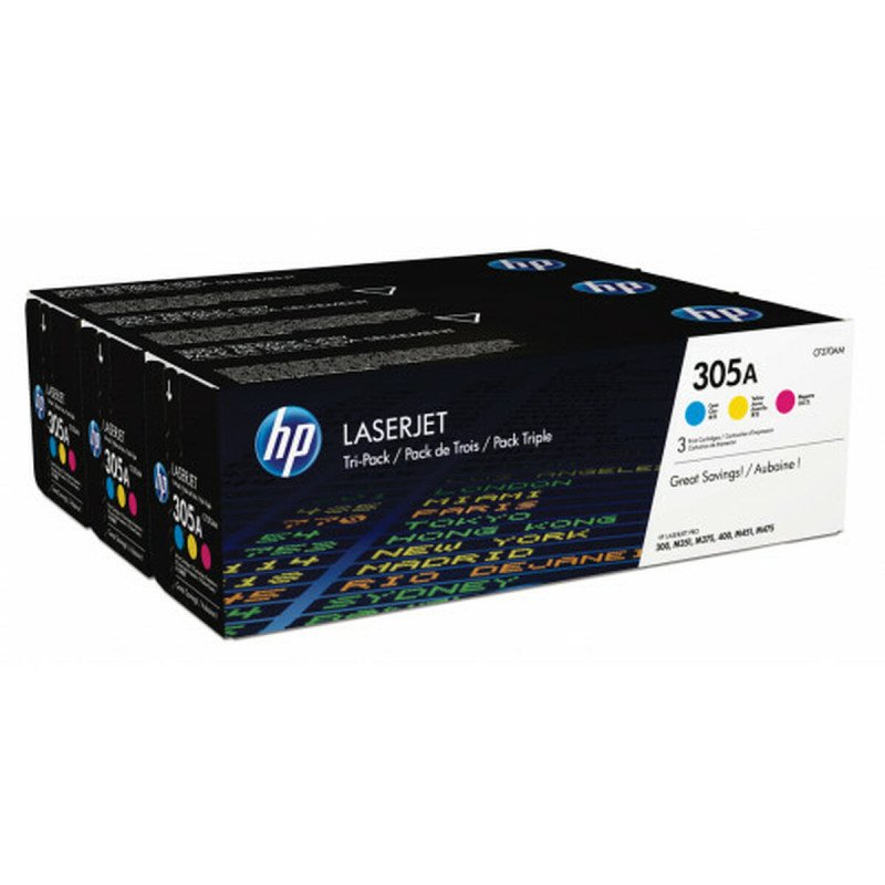 Tóner Original HP 305A Tricolor Tóner Original HP 305A Tricolor