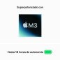 Laptop Apple MC9D4Y/A M3 16 GB RAM 256 GB SSD 15,3"