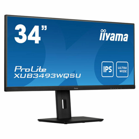 Monitor Iiyama XUB3493WQSU-B5 Negro 75 Hz 34" UltraWide Quad HD