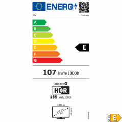 Smart TV TCL 75V6B 4K Ultra HD 75" LED HDR D-LED