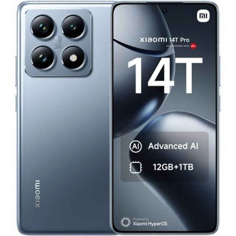 Smartphone Xiaomi 14T Pro Octa Core 12 GB RAM 256 GB Azul Smartphone Xiaomi 14T Pro Octa Core 12 GB RAM 256 GB Azul
