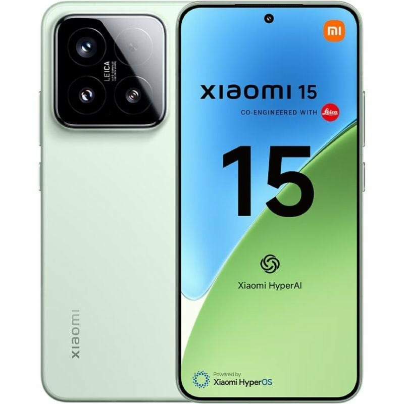 Smartphone Xiaomi 15 12-512 GREE 6,36" Qualcomm Snapdragon 8 Elite 12 GB RAM 512 GB Verde Smartphone Xiaomi 15 12-512 GREE 6,36" Qualcomm Snapdragon 8 Elite 12 GB RAM 512 GB Verde
