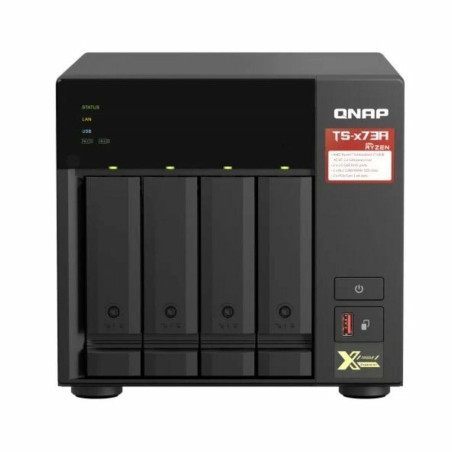 Almacenamiento en Red NAS Qnap TS-473A-8G Quad Core Negro