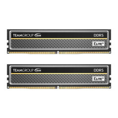 Memoria ram ddr5 32gb 2x16gb teamgroup elite plus - 6000 mhz - pc5 4800 - dimm - cl48 - 1.1v