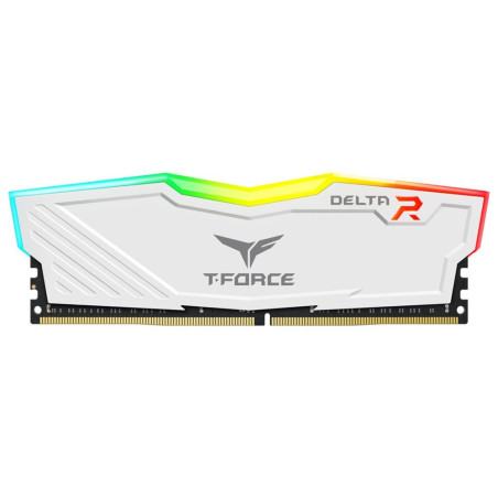 Memoria ddr4 8gb teamgroup delta - 3200mhz - pc4 - 25600 - rgb blanco - cl16 - 1.35v