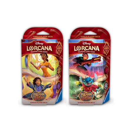Lorcana tcg -  mazos de inicio disney reinado de jafar 8 unidades ingls