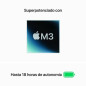 Laptop Apple MRYP3Y/A 15,3" M3 8 GB RAM 256 GB SSD
