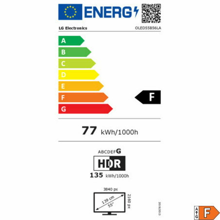 Smart TV LG OLED55B56LA.AEU 4K Ultra HD 55" HDR OLED