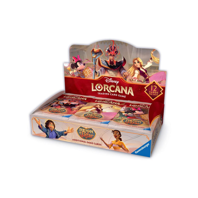 Lorcana tcg -  expositor de sobres disey reinado de jafar 24 unidades ingls