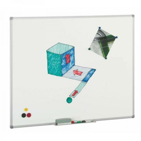 Pizarra blanca Faibo 122 x 200 cm Magnética