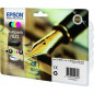 Cartucho de Tinta Original Epson DURABRITE ULTRA INK - Nº16XL Negro/Cian/Magenta/Amarillo (8 Unidades) Cartucho de Tinta Original Epson DURABRITE ULTRA INK - Nº16XL Negro/Cian/Magenta/Amarillo (8 Unidades)