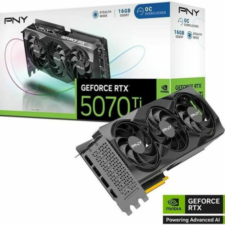Scheda Grafica PNY VCG5070T16TFXPB1-O nvidia geforce rtx 5070 ti 16 GB