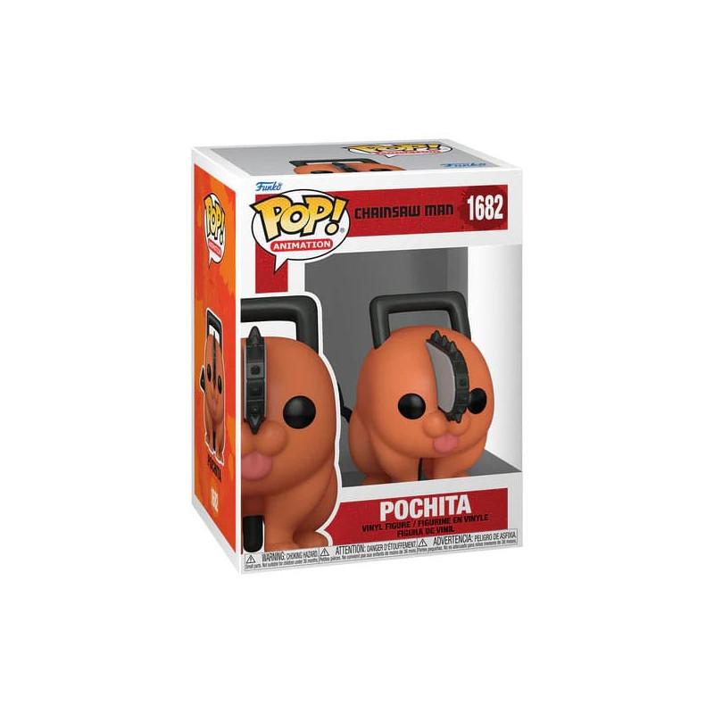 Funko pop animacin chainsaw man pochita