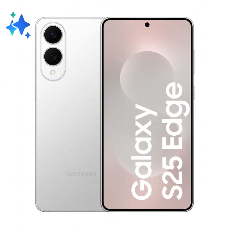 Smartphone Samsung GALAXY S25 EDGE 6,7" Qualcomm Snapdragon 8 Elite 12 GB RAM 512 GB Argentato