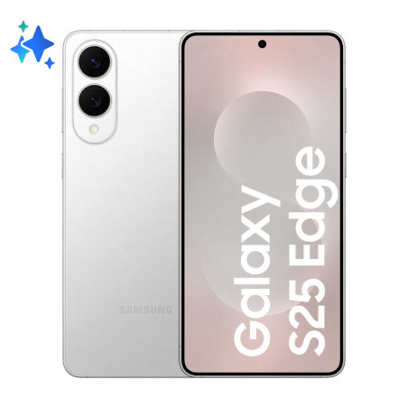 Smartphone Samsung GALAXY S25 EDGE 6,7" Qualcomm Snapdragon 8 Elite 12 GB RAM 512 GB Argentato