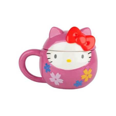 TAZA 3D KONIX HELLO KITTY DARUMA