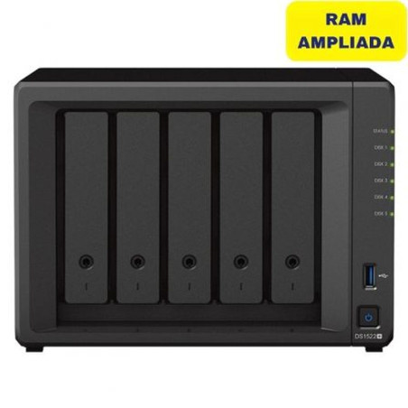 Almacenamiento en Red NAS Synology DS1522+/16G Dual Core
