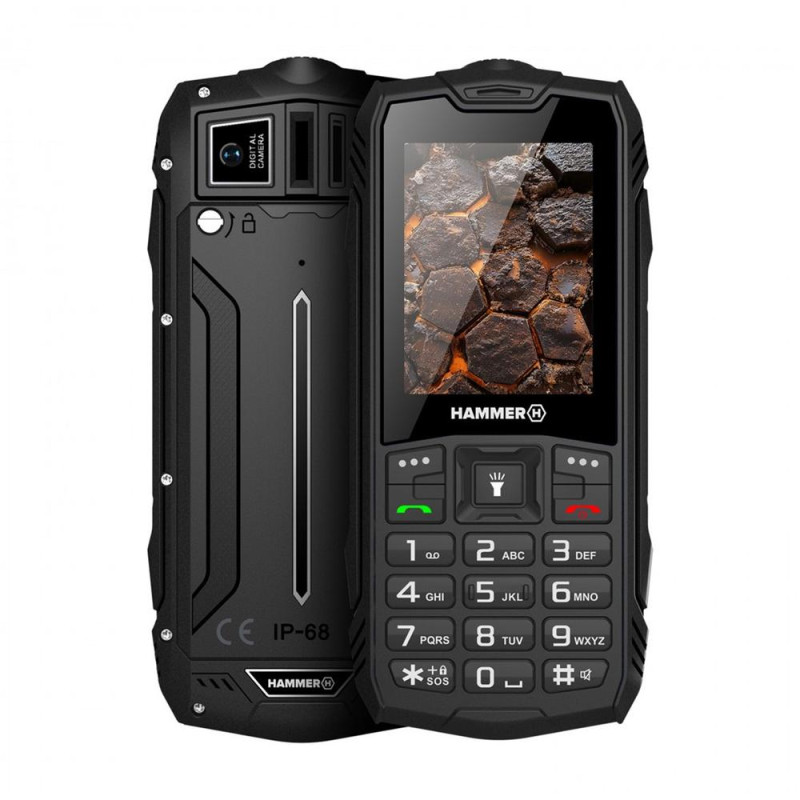 Telefono movil rugerizado hammer rock 2.4 pulgadas -  4g