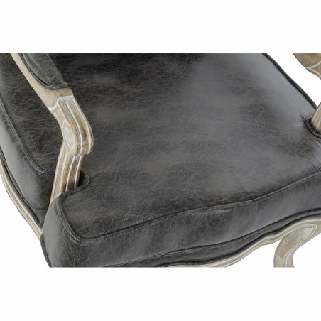 Poltrona DKD Home Decor Marrone Naturale 70 x 66 x 94 cm
