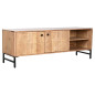 Mobile TV Home ESPRIT Marrone Nero Metallo Acacia 145 x 40 x 52 cm Mobile TV Home ESPRIT Marrone Nero Metallo Acacia 145 x 40 x 52 cm