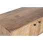 Mueble de TV Home ESPRIT Marrón Negro Metal Acacia 145 x 40 x 52 cm Mueble de TV Home ESPRIT Marrón Negro Metal Acacia 145 x 40 x 52 cm