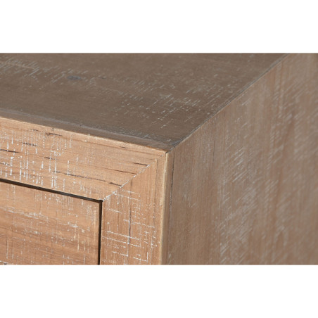 Chest of drawers Home ESPRIT Black Natural Metal Fir Cottage 110 x 40 x 92,5 cm